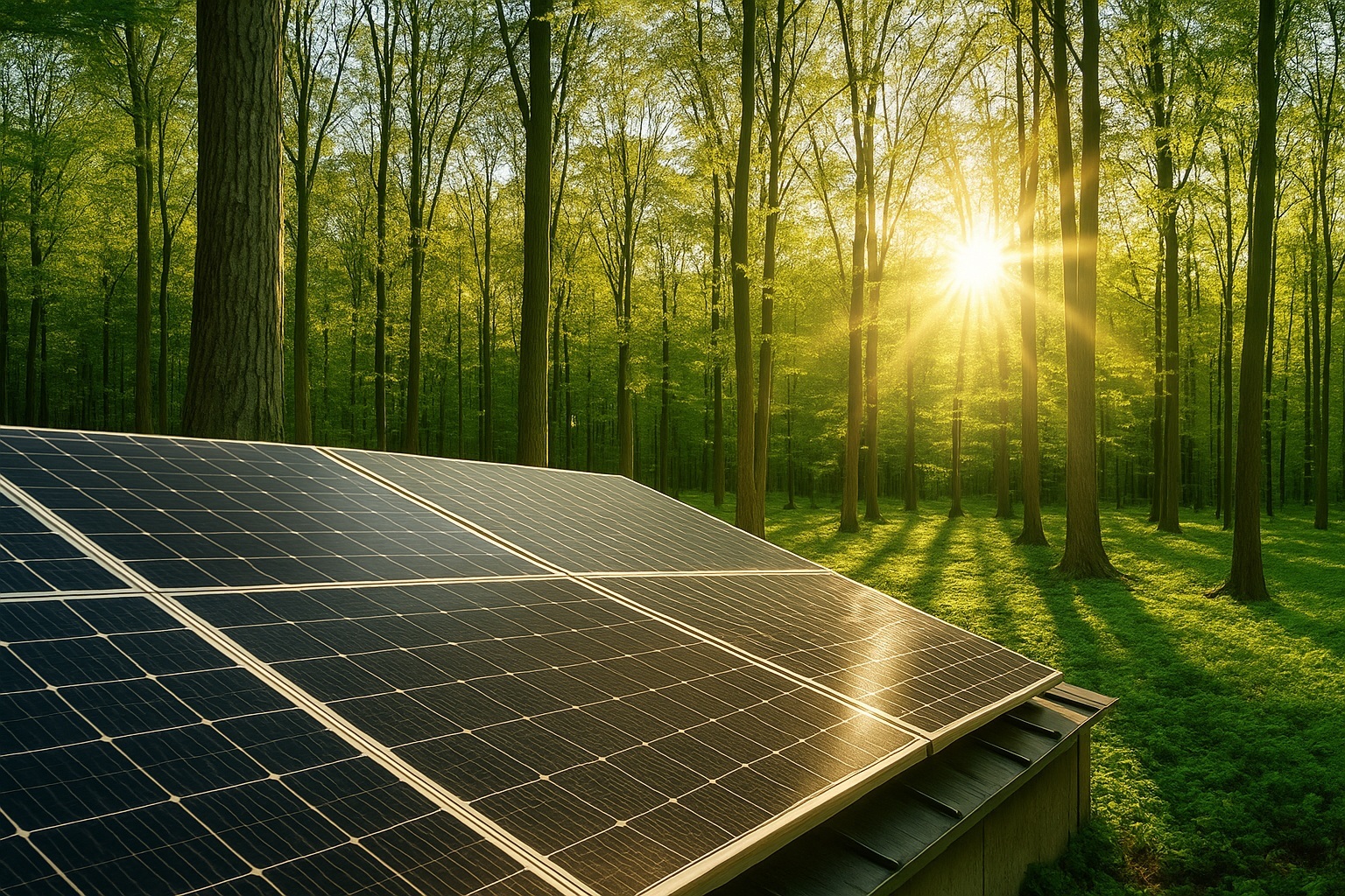 Nachhaltigkeit-Wald-Solar