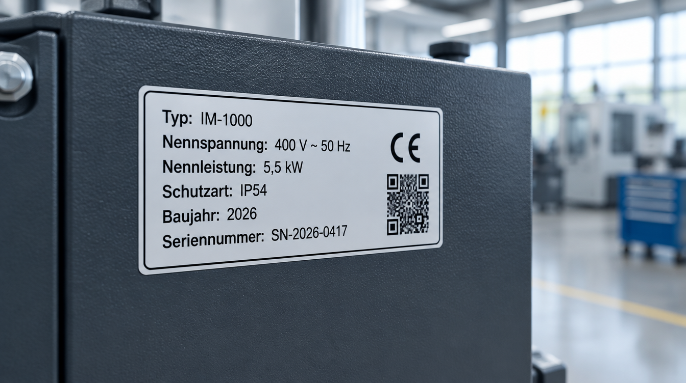 Typenschild aus Folie oder Metall? Was Maschinenbauer wirklich brauchen